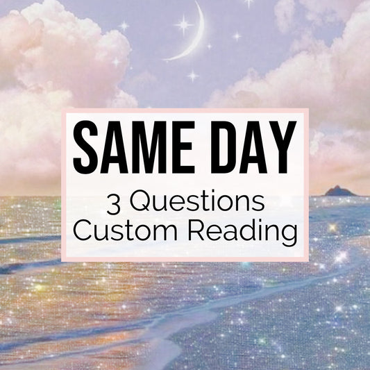 SAME DAY TAROT - 3 Custom Questions
