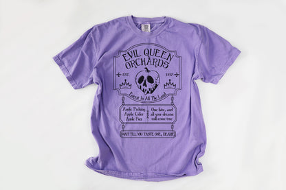 Evil Queen Orchards Shop Sign Shirt